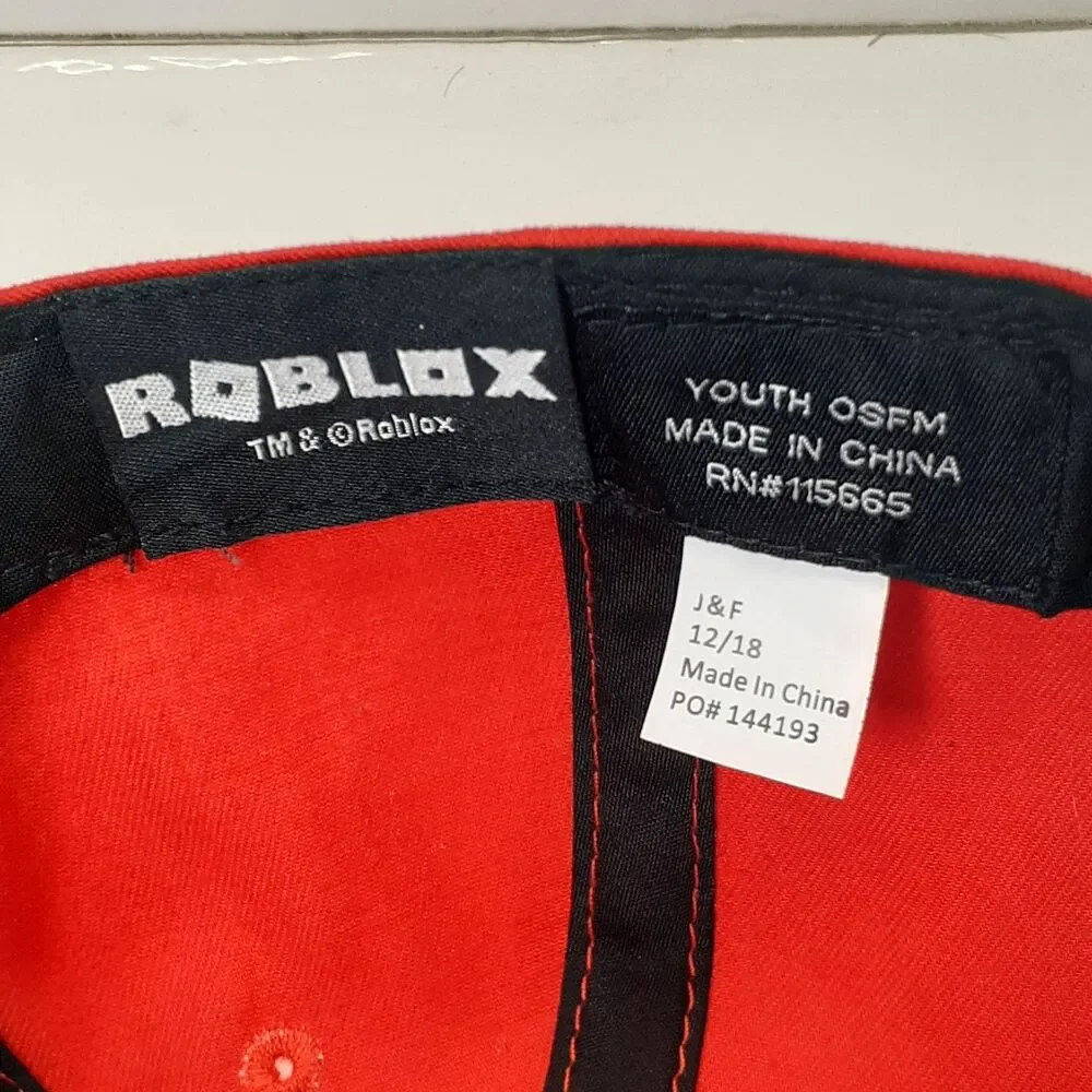 Roblox Baseball Hat Cap Characters Snapback Youth OSFM Video Game Merch